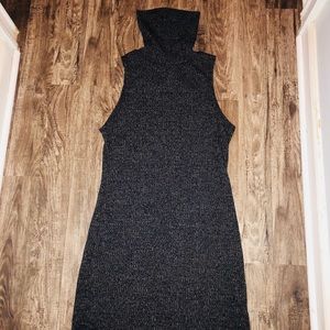 Turtle neck sweater dress